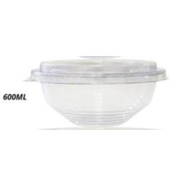 Imagem de Embalagem Bowl Transparente 600 Ml poke, saladas - DPC 600 cx com 200 