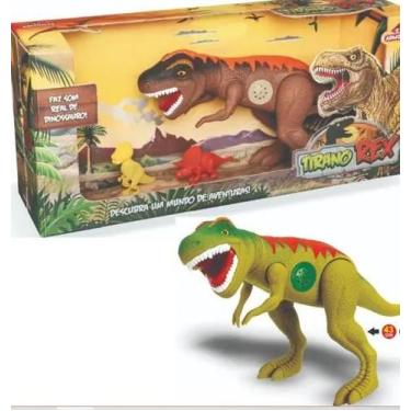 Imagem de Brinquedo Dinossauro Tirano Rex Com Som e muito divertido. - adijomrar