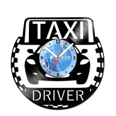 Imagem de Relógio De Parede Disco Vinil Profissões - Taxi Driver - VPR-085 - Mod