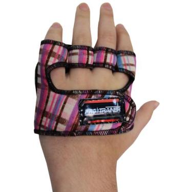 Imagem de Luva Meia Palma Para Academia Funcional  - Pro Trainer, Marrom, M