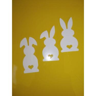 Imagem de Kit de adesivos coelho da páscoa - imprimix, Branco