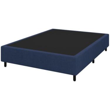 Imagem de Base Cama Box Casal Plumatex Colchões 37x138x188cm Alfa Maxx, Preto e 