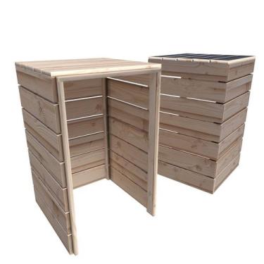 Imagem de Mesa Capa Cozinha Para Esconder Botijão De Gás Madeira Pinus - Technox