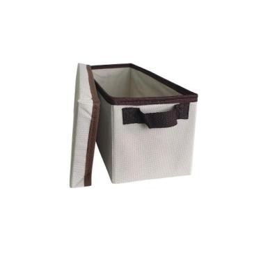 Imagem de Caixa Organizadora Pratica Para Escritório Com Tampa - Organibox