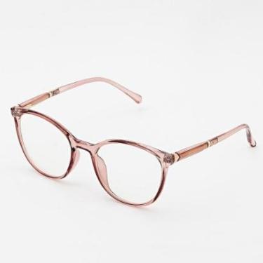 Imagem de Armação Óculos de Grau Feminina Acetato Redonda / Kira- Óculos Sunrise-Feminino