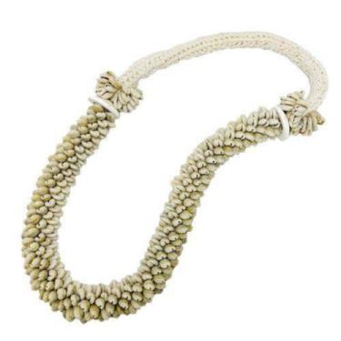 Imagem de Colar de Mesa Decorativo Fibra Natural Fino Design Luxo - LUXdécor