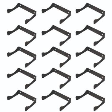 Imagem de Suportes De Garrafa De Parede Sterk Aço Carbono 12cm Decoração Organiz