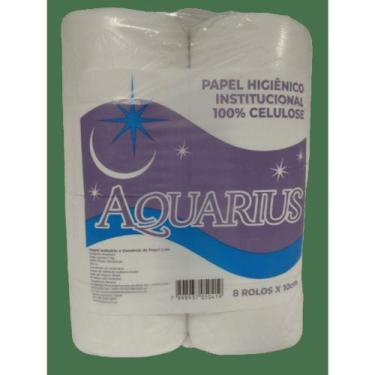 Imagem de Papel higienico rolao insititucional celulose f. simples 8 rolos 2kg -