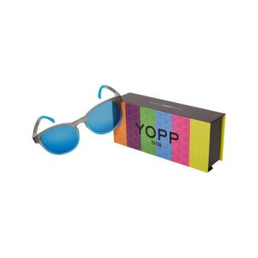 Imagem de Óculos de Sol Yopp Polarizado Uv400 Gray Tu-ton Azul