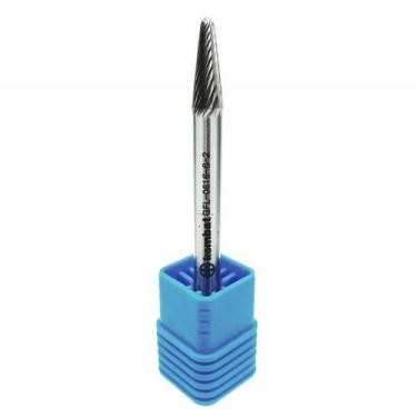 Imagem de Lima Rotativa Metal Duro Cônica Rad 6x16mm H6 Corte Simples - KOMBAT