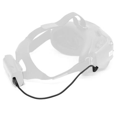 Imagem de Cabo de alimentação de 30 cm/11,81 polegadas para óculos DJI FPV Combo Goggles V2, cabo de bateria de carregamento de substituição