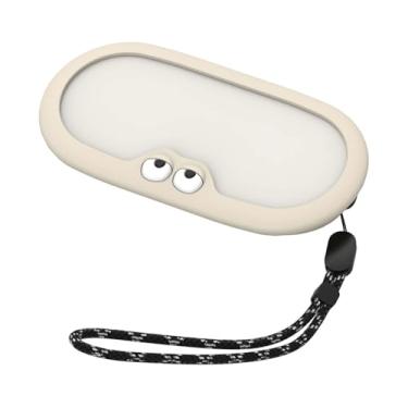 Imagem de AGENTNANO Capa para Google TV Streamer 4K, capa protetora de silicone contra arranhões e impactos para Google TV Streamer com cordão-damasco