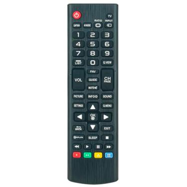 Imagem de AKB74475448 Controle remoto de substituição compatível com LG TV 32LN5400 40LF5700 43LF5400 60LF5650 39LN5400 49LF5500 43LF5700 32LN540B 32LF5500 0B-SD 32 LN5400-SB 32LF550D-DD 49LF5500-SD 47LN5400-SB