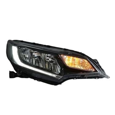 Imagem de Farol de estilo de carro compatível com faróis Fit 2014-2019 compatível com farol Jazz LED DRL Angel Eye Hid Bi Xenon acessórios automotivos