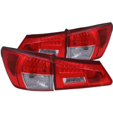 Imagem de Anzo USA 321154 Conjunto de luz traseira de LED Lexus vermelho/transparente - (vendido em pares)