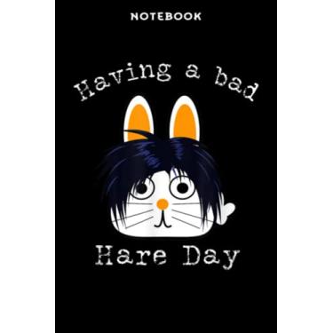 Imagem de Back to School - Notebook Bād Hāir Dāÿ Hārē Pūn Kids Fūnnÿ Bāck-Tō-Schōōl Būnnÿ Gift Mēmē: 6x9 inch, over 100 pages/Lined Journal,Schedule,Notebook Journal,Financial,Personalized