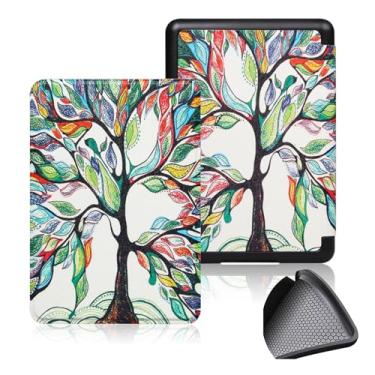 Imagem de GUKSRASO Capa para 7" Kindle Paperwhite 12th Gen 2024 e Kindle Colorsoft Signature Edition, PU e TPU Soft Traseiro Tampa Protetora para com Despertar/sono Automático