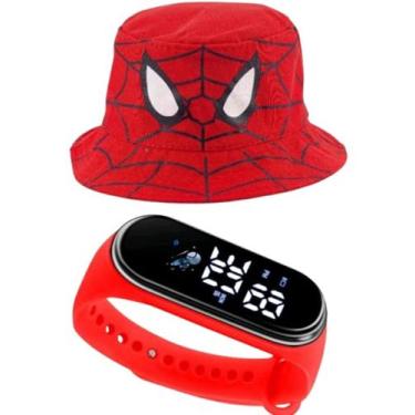 Imagem de Relógio digital a prova d agua mais chapéu , super kit 2 em 1 para seu