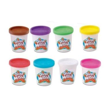 Imagem de Massinha Massa De Modelar Divertoys POTE - Marca : Divertoys