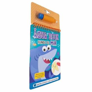 Imagem de Aquabook Agua Book Fundo do Mar C/Caneta Recarregável - Pé da Letra