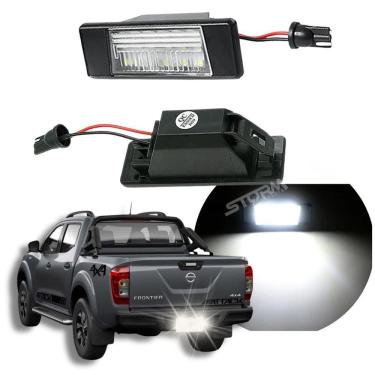Imagem de Luz Placa Nissan Frontier Ano 2017 a 2023 Lâmpada LED Branco