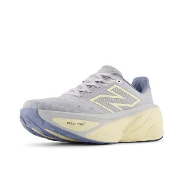 Imagem de New Balance Tênis de corrida feminino Fresh Foam X More V5, Cinza pérola/chuveiro crepúsculo/cálcio, 39