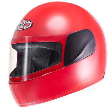 Imagem de Capacete Fechado Pro Tork Liberty X Solid Segurança Conforto, VERMELHO