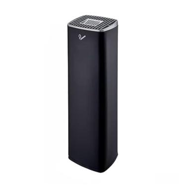 Imagem de Eliminação de pontas de cinzas de cigarros, coluna de cinza de aço inoxidável comercial vertical cinzeiro coluna de bumbum de cigarro lata de lixo de extinção de fumaça, para descarte de bunda de