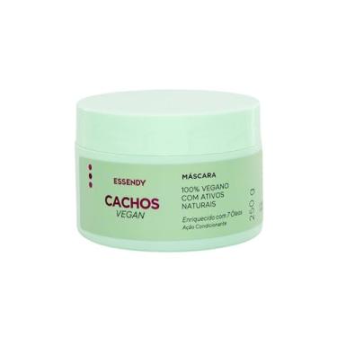 Imagem de Máscara Cachos Vegan 250G - Hidratação Profunda e Nutrição Intensa | Controle de Frizz, Cachos Definidos, Brilho e Maciez | 100% Vegana, Livre de Sulfatos, Parabenos e Corantes | Enriquecida com 7 Óleos Naturais - Essendy