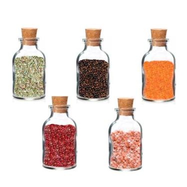 Imagem de Kit Potes de Temperos Condimentos De Vidro 125ml - Senhora Madeira, 5