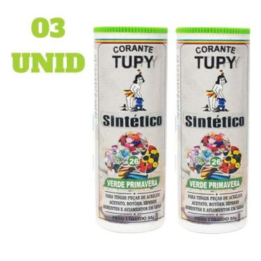 Imagem de Kit 03 Corante Tupy Sintético P/ Tingir Botões , Zípe, Acetato, Acríli