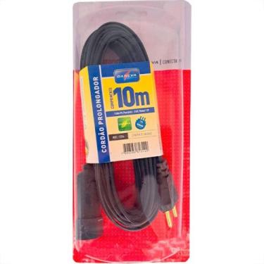 Imagem de Extensao Daneva Cordao Prolongador Paralelo 2 Polos 0,75Mm Preto - 10M