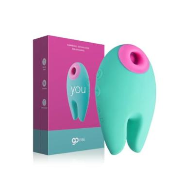 Imagem de Go Vibe You Sugador de Clitóris e Vibrador 9cm x 3cm 10 Intensidades Recarregável A Sós