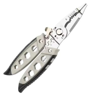 Imagem de Alicate Multifuncional 16 em 1, Decapador de Fios, Ferramenta para Corte e Prensagem, 18,5 x 6 cm