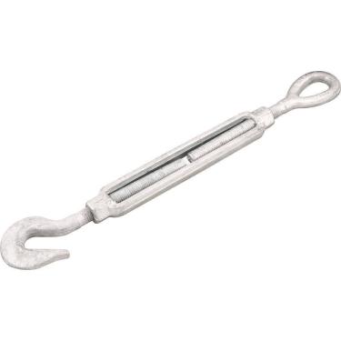 Imagem de Esticador Para Cabo De Aço 5/16 Gancho X Olhal Pesado Galva