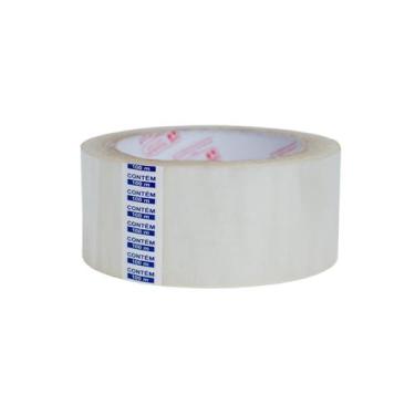 Imagem de Kit C/ 10 Rolos Fita Adesiva Transparente Durex Para Embalar - 45MM X 