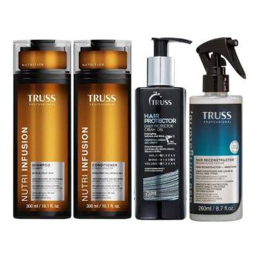Imagem de Kit Truss Nutri Infusion - Shampoo 300ml + Condicionador 300ml + Hair 