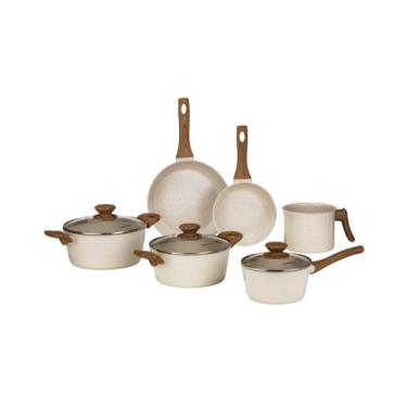 Imagem de Conjunto de Panelas de Cerâmica 6 Peças Vanilla - mimo style