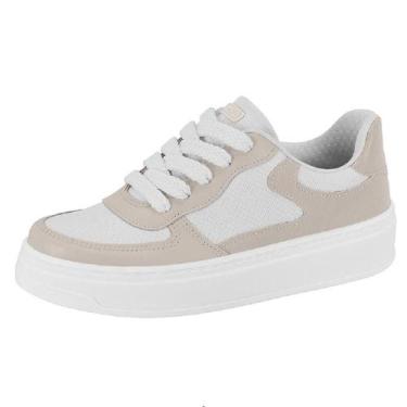 Imagem de Tenis beira rio casual ref 4305.112.29921 feminino, 38, Branco, Cinza