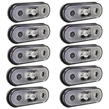 Imagem de 10 Lanterna Lateral para Caminhão Carreta Facchini LED BIVOLT CR - Pri