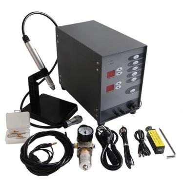 Imagem de Máquina de solda a ponto automática, máquina de solda de joias por arco de argônio pulsado de 100 W, duas telas de LCD, adequada para joias de ouro e prata, joias, alumínio, soldagem de titânio