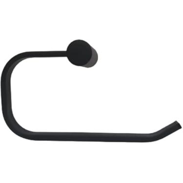 Imagem de Porta Toalhas de Rosto Para Banheiro Toalheiro Preto Linha Império Black BSMIX