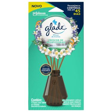 Imagem de ODORIZANTE DE AMBIENTE DIFUSOR DE AROMAS FRESCOR DE ÁGUAS FLORAIS GLADE CAIXA 100ML