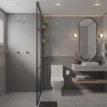 Imagem de Kit 2 Vasos Sanitário com Caixa Acoplada e Assento Soft Close Elite Celite