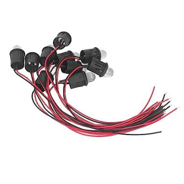 Imagem de Luz de Diodo LED, Indicador de 10 Mm 12V, Linha Impermeável 10pcs para Barco de Carro (Azul)