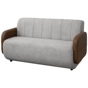 Imagem de Sofá Orgânico Curvo Malbec 2 Lugares 130cm Bouclê Facto - SOFA STORE