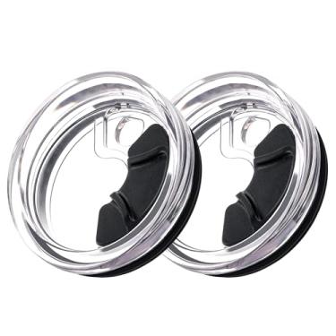 Imagem de Prurex Tampa Magslider para copo Yeti de 850 g, tampa de canudo de substituição para Yeti Rambler de 850 g, tampa de copo à prova de derramamento para copos de 9,4 cm de diâmetro, à prova de vazamento