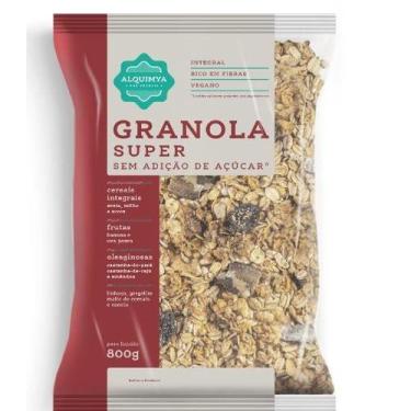 Imagem de Granola Super Granola Sem Açúcar 800g - Alquimya