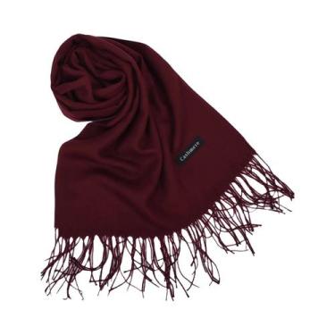 Imagem de Cachecol de Couro Monocromático - 120g - Atacado - Outono/Inverno, Vin