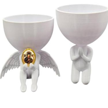 Imagem de Kit Decoração Nossa Senhora do Perpetuo Socorro Anjinho - Point da Fe